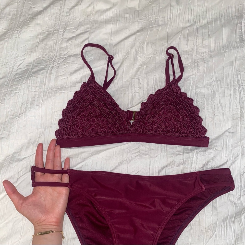 Crochet bikini set